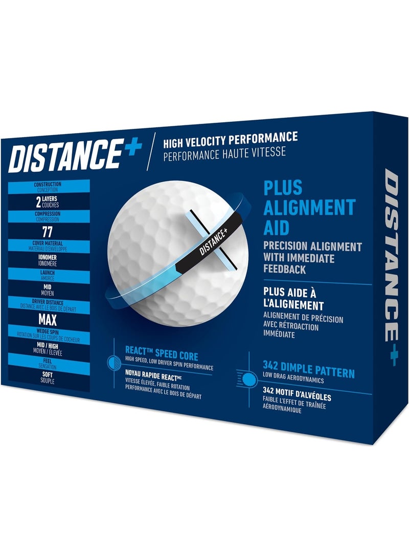 TaylorMade Golf Taylormade Distance+ Golf Balls - Image 5