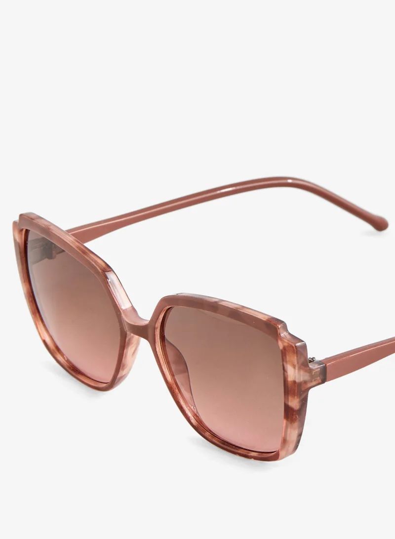 REDTAG Women Brown Oversize Sunglasses