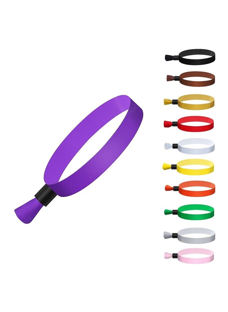 PRINTSHOP4ME Cloth Event Wristbands, Wristbands for Events - Soft Fabric Wristbands for Admission, Identification and Security at Events - Perfect for Parties, Festivals, Concerts  - Image 1