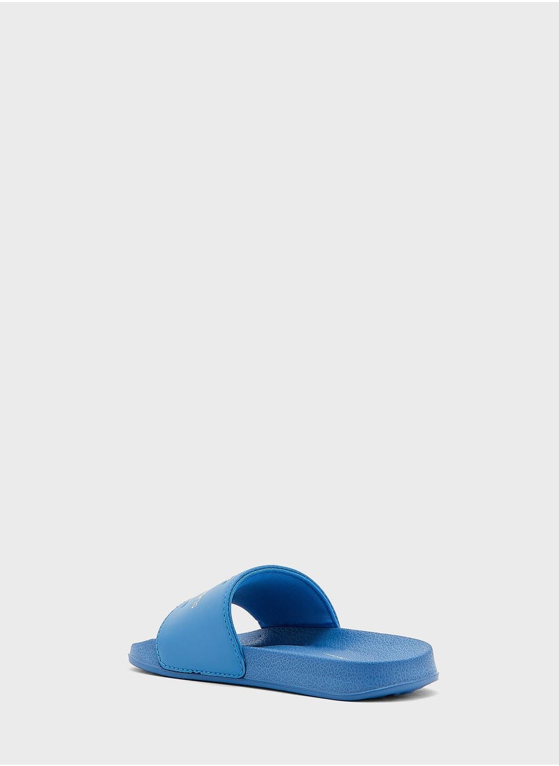 Calvin Klein Jeans - Kids Logo Slides - Image 1