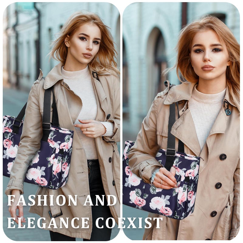 Hshrich Lunch Bag Lunch Box Women - Large Tote Lunch Bags Men Women: Leakproof Insulated Lunch Cooler Bag For Adults  Peony 14L - Image 5