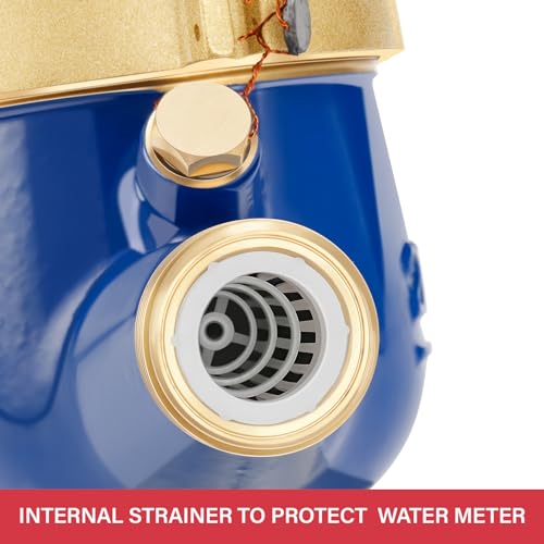 Solimeta Water Meter, Cold Water Meter for Garden and Home, 3/4"NPT Couplings, Measuring in Cubic Meter - Image 4