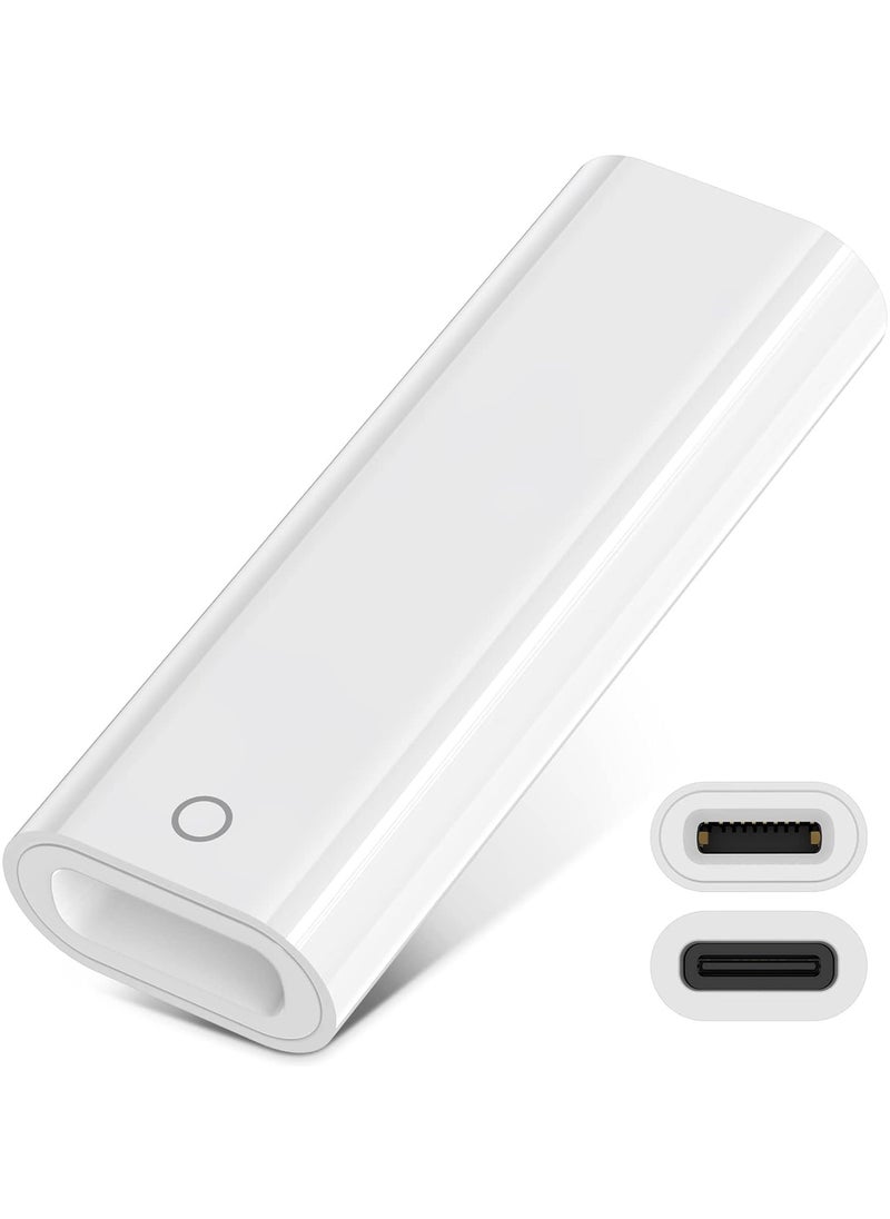 erorex USB C to iPencil Adapter, USB Type C to for Lightning Adapter for iPad 10th Generation Female to Female Charging Bluetooth Connector Charger USB-C Pencil for Apple Pencil 1st Generation  - Image 1