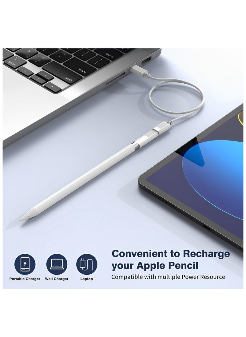 erorex USB C to iPencil Adapter, USB Type C to for Lightning Adapter for iPad 10th Generation Female to Female Charging Bluetooth Connector Charger USB-C Pencil for Apple Pencil 1st Generation  - Image 3