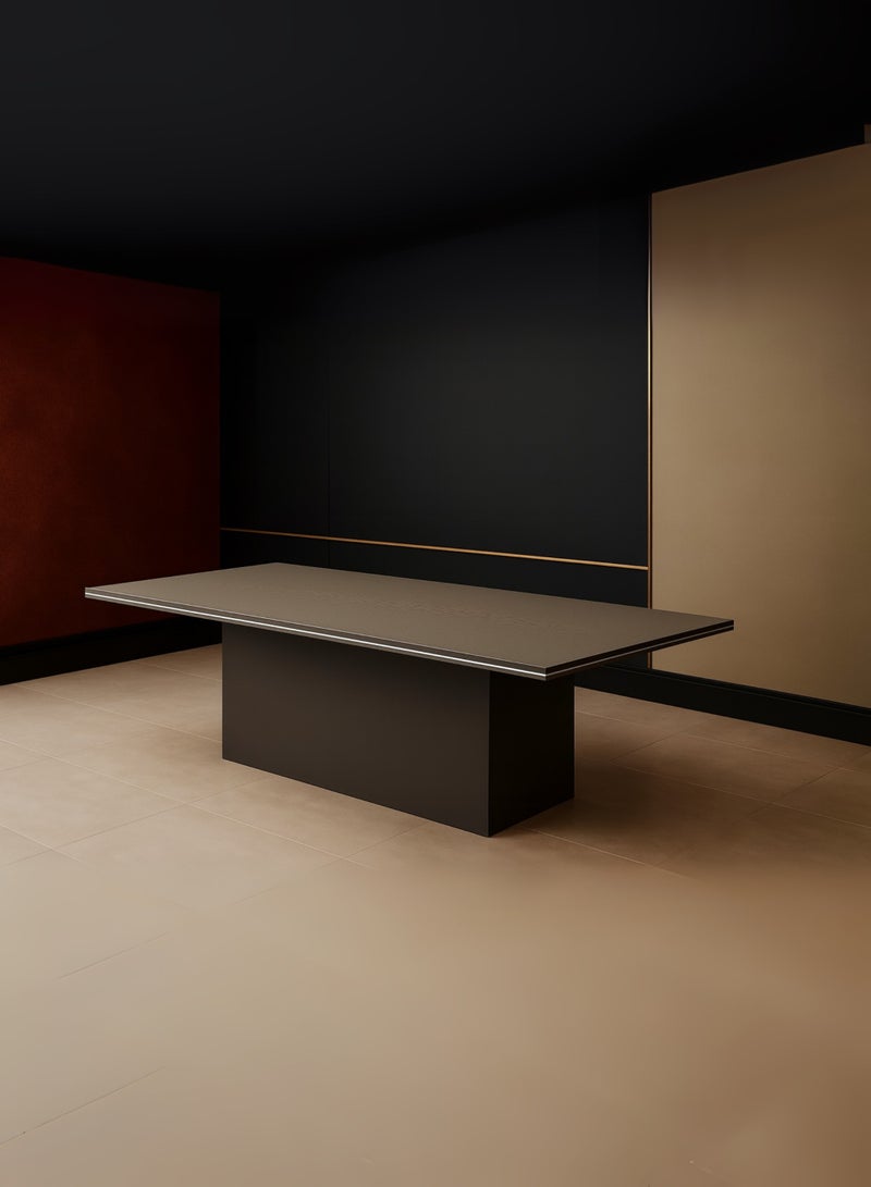 Karnak Modern Executive Conference Meeting Table – 8-Seater Office Boardroom Table with Premium Finish, Sleek Minimalist Design 360cm (Chairs Not Included) - Image 1