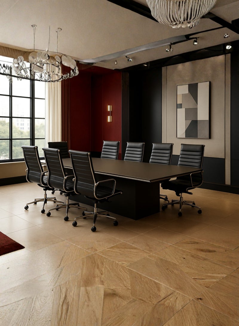 Karnak Modern Executive Conference Meeting Table – 8-Seater Office Boardroom Table with Premium Finish, Sleek Minimalist Design 360cm (Chairs Not Included) - Image 4