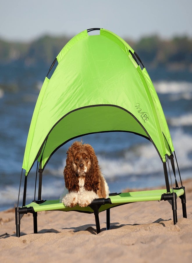 Midlee Green Dog Cot with Canopy (30" x 36") - Image 4