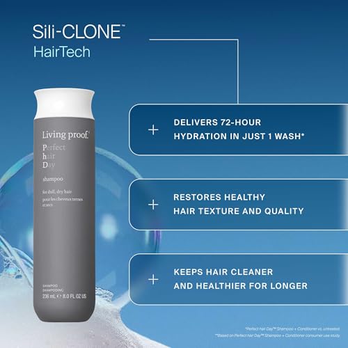 Living proof Perfect hair Day Shampoo Hydrating Shampoo for Women, Gently Cleansing & Enhances Shine, 24 oz - Image 3