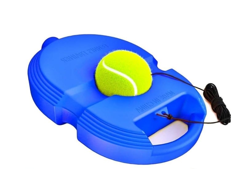 Fiddlys Rebounce Ball Cricket & Tennis Training Ball, Bounce Back Marvel, Fillable Stand with Water or Sand for Weight - Image 1