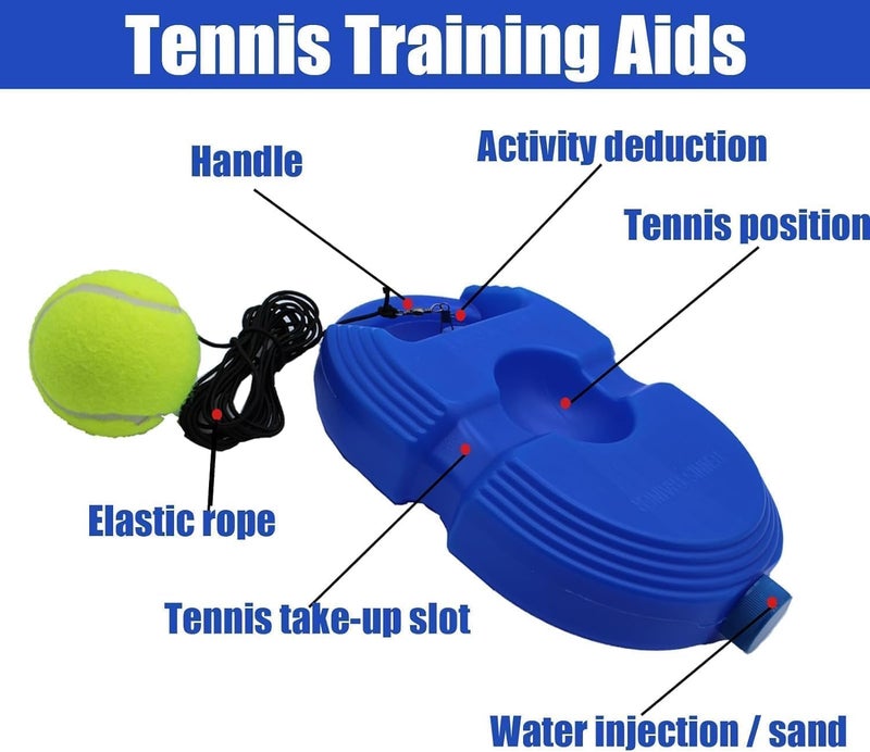 Fiddlys Rebounce Ball Cricket & Tennis Training Ball, Bounce Back Marvel, Fillable Stand with Water or Sand for Weight - Image 5
