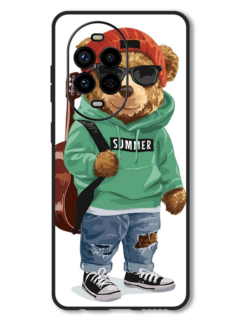 Theodor Case Compatible with Huawei Nova 13 Pro Protection Shockproof Bumper Cover Musician Bear - Image 1