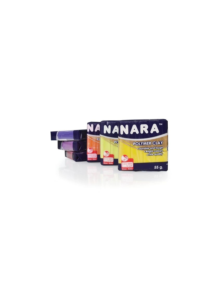 Nara Nara Polymer Clay - 48 Pieces x 55g Display Stand - PM-2640-48 - Made in Thailand  - Image 2