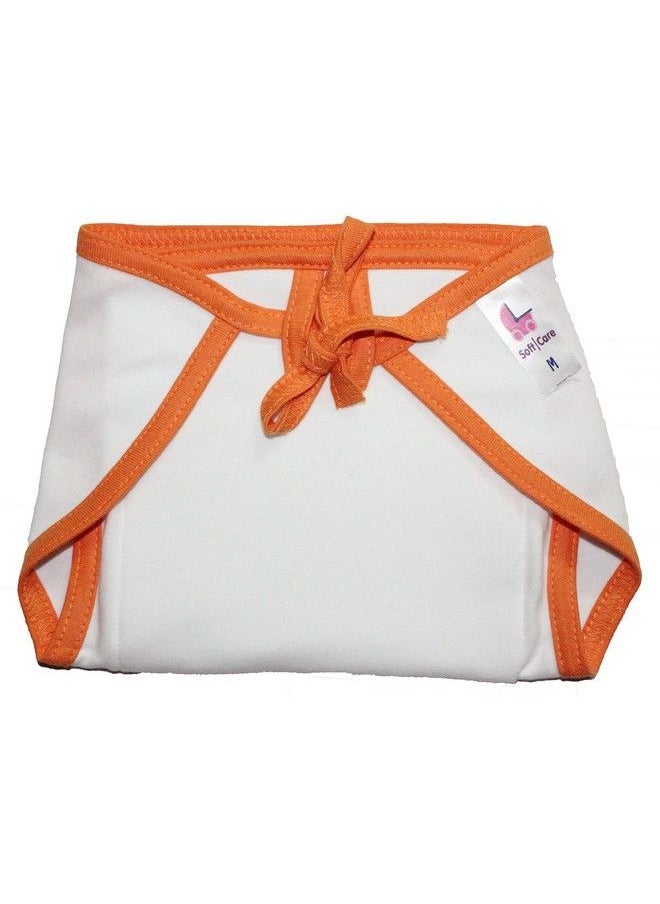 SOFTCARE - Small Size Premium Cotton Cloth Reusable Extra Wide Padded Nappy For 2 To 4 Months Baby 3Pcs Pack - Image 1