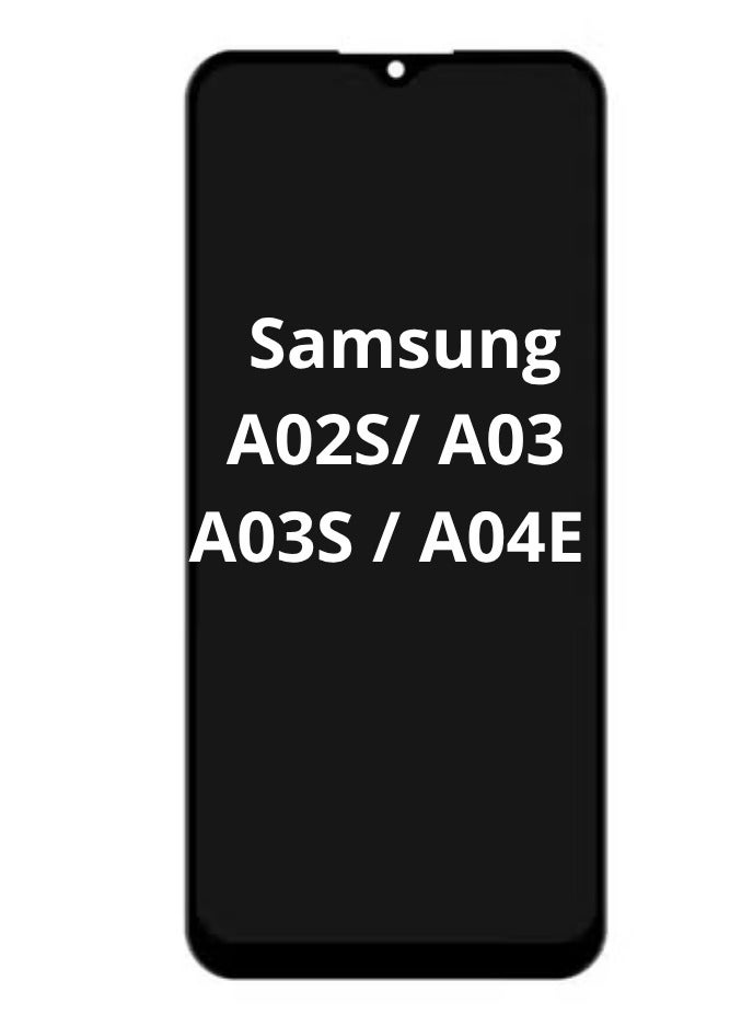 Gadgets Connection LCD screen with digitizer for phone SAMSUNG A02S/A03/A03S/A04E In black colour - Image 1