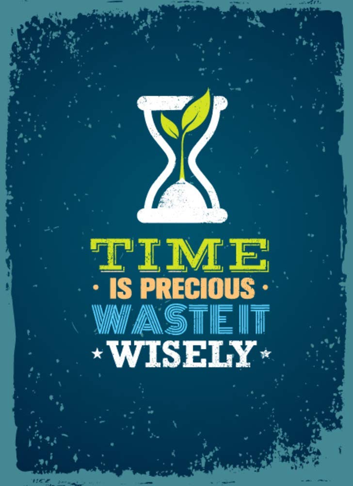 5 Ace time is precious|Motivational quotes|Inspirational quotes|Gym Poster| wall sticker paper poster(size:12x18 inch),multicolor - Image 5
