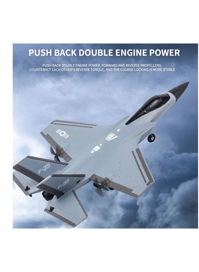 AROAQ RC Remote Radio Control Drones Airplanes  Gray one Battery Toy Kids Gift  - Image 4