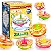 MOEAWS 50Pcs Kids Light Up Spinning Tops Set 4 Color Mixing LED Flashing Tops Bulk Toys Christmas Party Favors Halloween Prizes School Classroom Rewards Birthday Goodie Bag Fillers for Boys Girls - Image 2