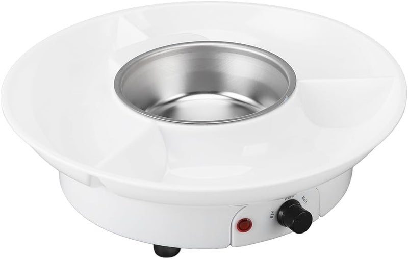 مجموعة قدر الشوكولاتة الكهربائية مع 10 شوك، 25 واط، مستويان، قابس أمريكي، 110 فولت للحفلات والزفاف والمواعيد - Image 4