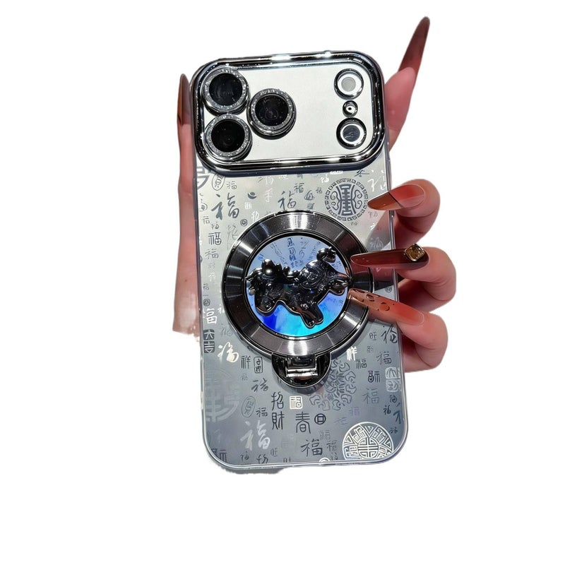غطاء واقي | حماية من السقوط | حامل قائم | مقاوم للصدمات لـ iPhone 17 / 17 Air / 17 Pro / 17 Pro Max | TPU - Image 4