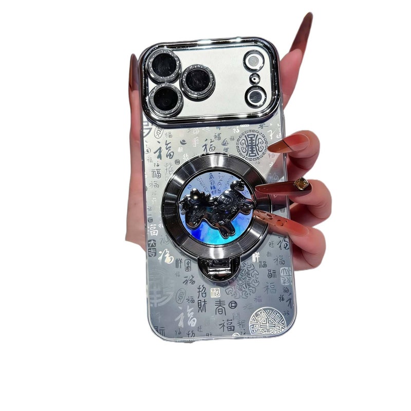 غطاء واقي | حماية من السقوط | حامل قائم | مقاوم للصدمات لـ iPhone 17 / 17 Air / 17 Pro / 17 Pro Max | TPU - Image 1