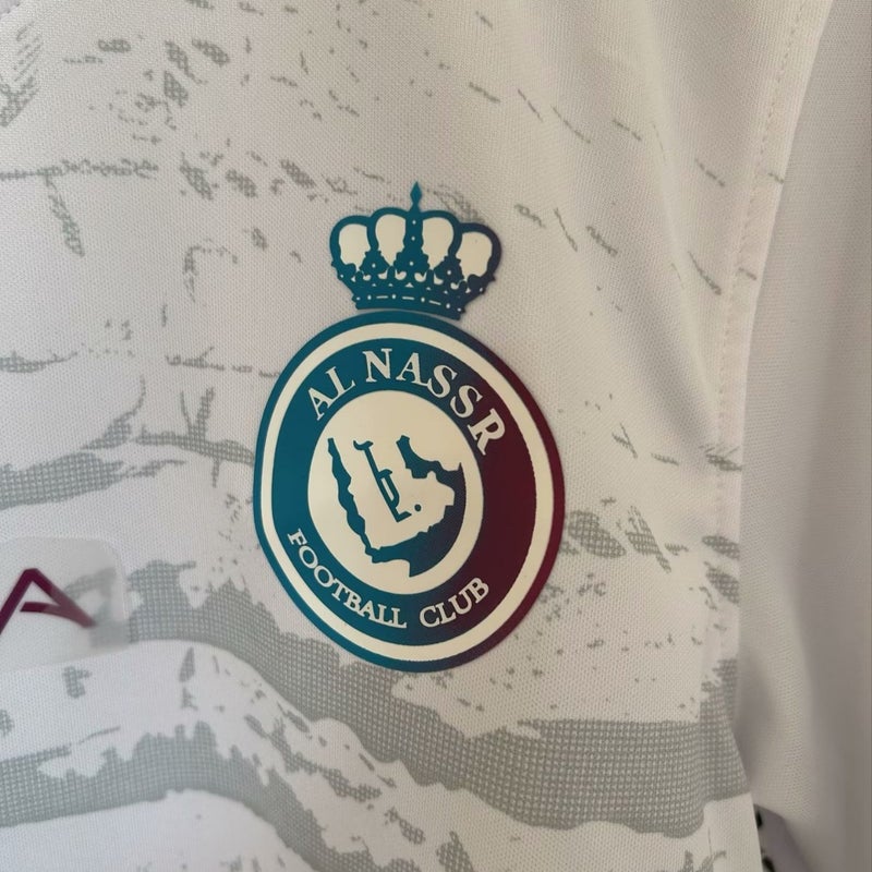 23-24 Saudi Al-Nassr Second Away Jersey Ronaldo No.7 Fan Version Short Sleeve Football Shirt - Image 3