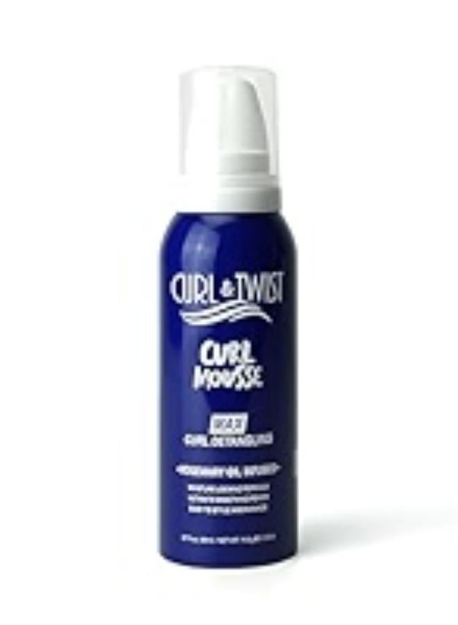 EBIN Curl Detangling Mousse 2.7fl oz 80ml Travel Size Infused with Rosemary  Olive and Castor Oil Adds Moisture Prevent Dryness Enhances Curl Definition and Manageability Lightweight 