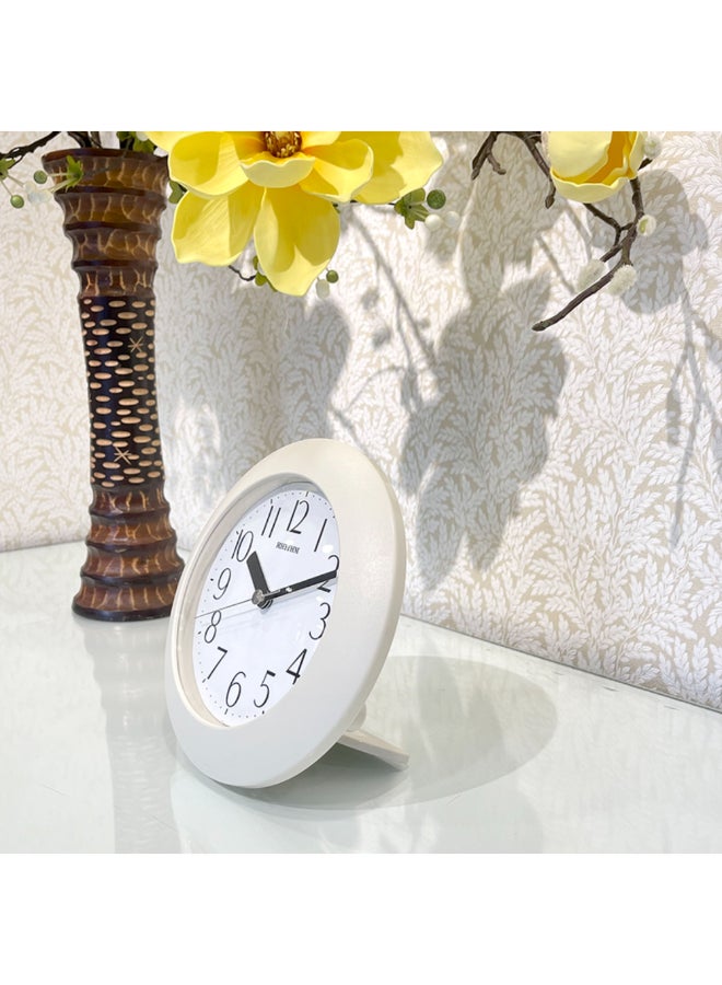 Rhythm Value Added Vapour Resistant Round Analog Quartz Movement Wall Clock White 17.8 x 17.8 x 4.9 cm 4KG652WR03 - Image 5