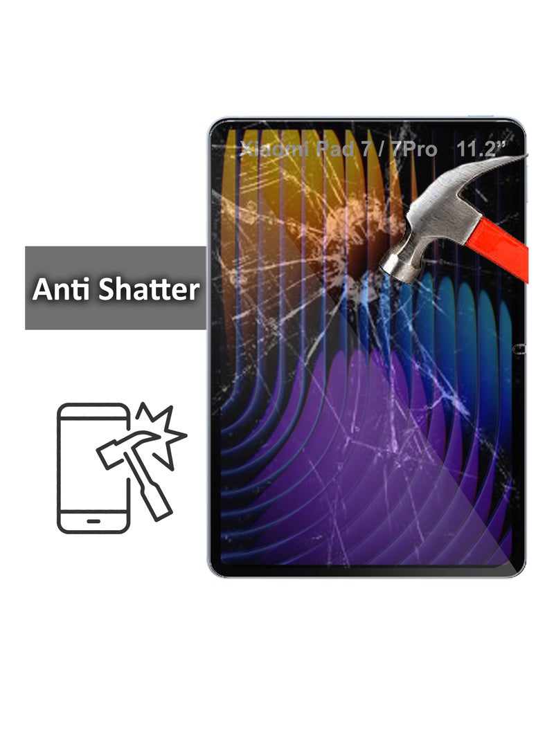 Xiaomi Pad 7 / Xiaomi Pad 7 Pro  11.2 inches  - [2 Pack] Tempered Glass Screen Protector - Premium HD Delicate Touch , Higher Transparency , Easy to Install ,Anti-scratch and Bubble-free Screen Protector - Clear - Image 3