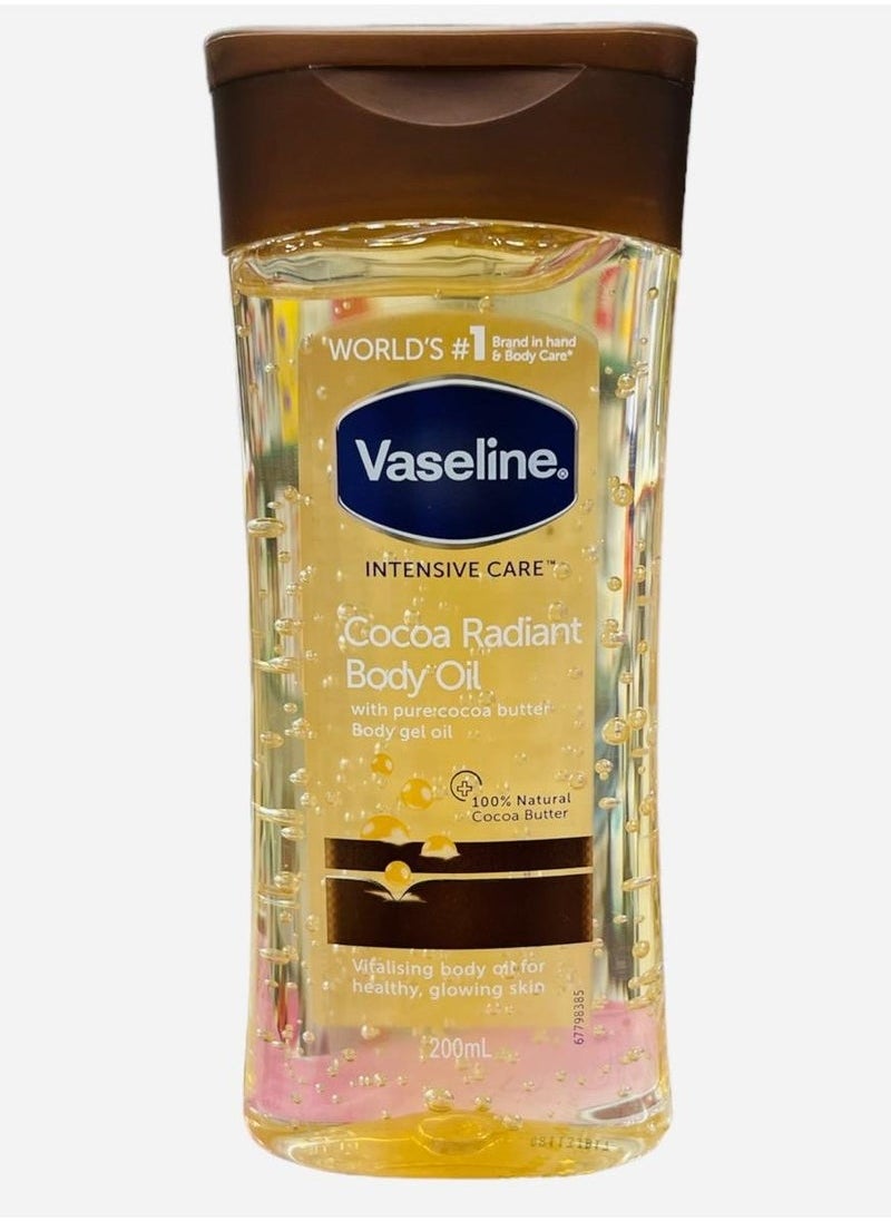 Vaseline Intensive Care Cocoa Radiant Body Oil 200ml  - Image 1