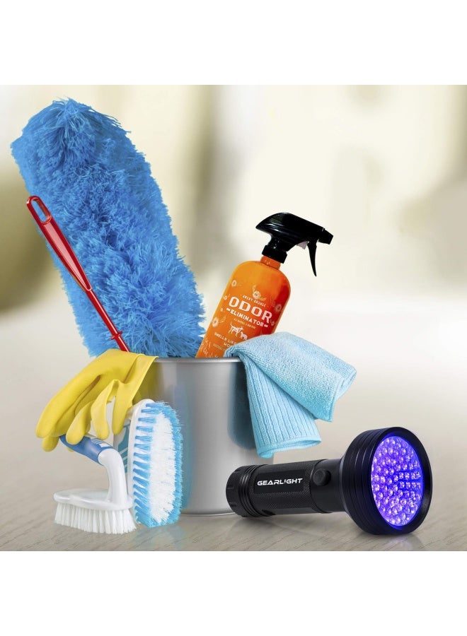 GearLight Uv Flashlight Black Light From 68 Led Blacklight Flashlight Dog Cat Pet Urine Detector Scorpion Bed Bug Resin Curing Dog Stain And Carpet Odor Eliminator Remover Id Checking Xr68 - Image 4
