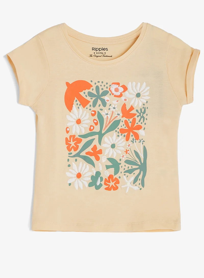 ريبلز مع نمشي Girls T-shirt