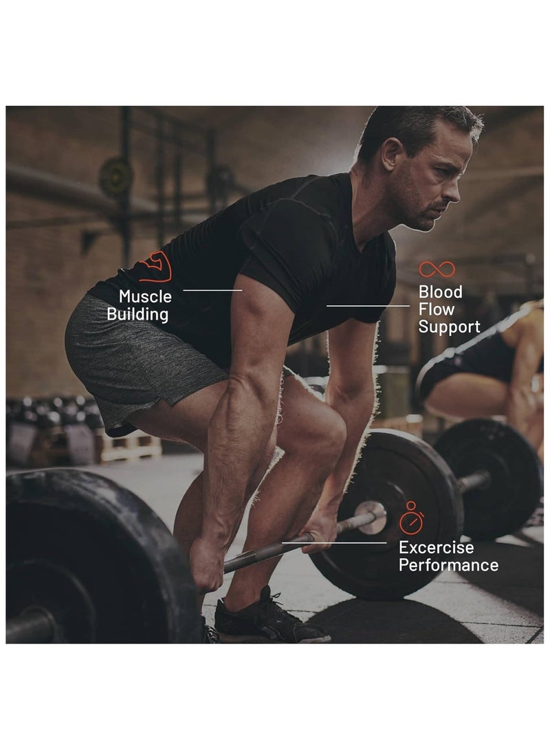 SNAP SUPPLEMENTS معزز أكسيد النيتريك يدعم التعافي السريع† يساعد في الدورة الدموية الصحية† يدعم نمو العضلات† مكمل غذائي 90 كبسولة. - Image 4