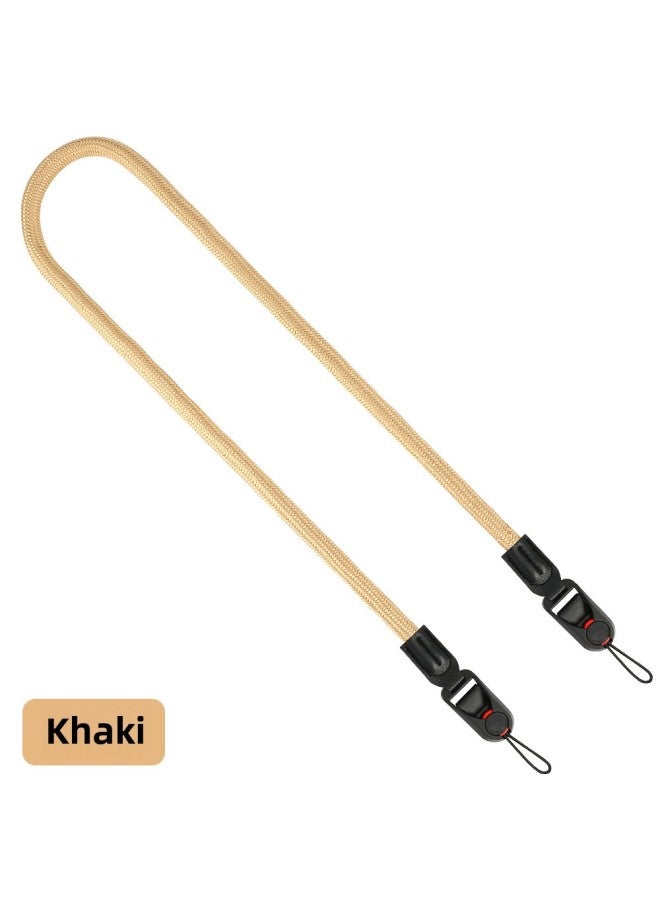Jn Jino Camera Strap Lanyard Suitable For Sony A7M4 Quick Release Shoulder Strap Mirrorless Single Fuji Xt5Xs20Xs10-Color:Dark Khaki Color - Image 1