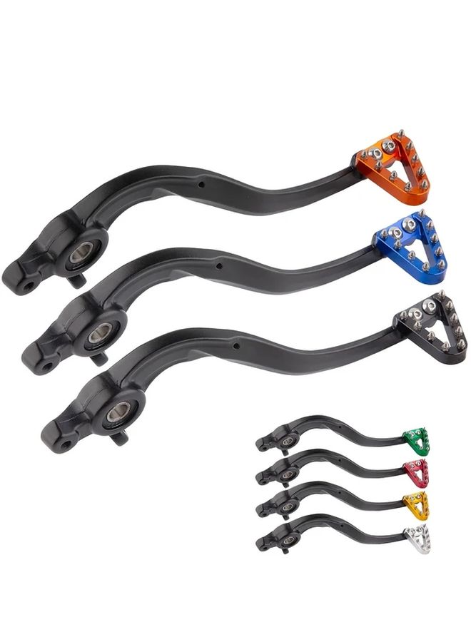 ذراع فرامل القدم للدراجة النارية الفضي لغاز غاز MC125 EC250 EC300 EC Ex Mc 250F 350F 450F 2021-2023 EX250 MC250 MC350F 2022-2023 دواسة فرامل متينة عالية الأداء هندسة دقيقة للطرق الوعرة دراجة ترابية مغامرة - Image 3