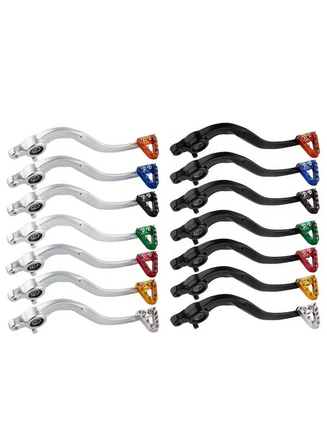 ذراع فرامل القدم للدراجة النارية الفضي لغاز غاز MC125 EC250 EC300 EC Ex Mc 250F 350F 450F 2021-2023 EX250 MC250 MC350F 2022-2023 دواسة فرامل متينة عالية الأداء هندسة دقيقة للطرق الوعرة دراجة ترابية مغامرة - Image 1