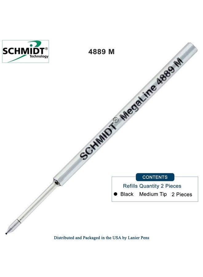 Schmidt 2 Pack Megaline 4889 Pressurized Refill Black Ink - Image 2