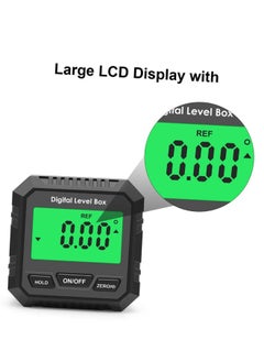 Generic Protractor Level Digital Inclinometer, Digital Level Protractor Inclinometer, Construction Protractors Magnetic Angle Finder Bevel Gauge Angle Gauge Liquid Crystal Plastic, Built-in Magnet  - Image 5