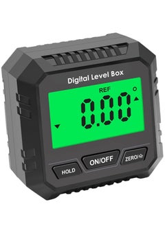 Generic Protractor Level Digital Inclinometer, Digital Level Protractor Inclinometer, Construction Protractors Magnetic Angle Finder Bevel Gauge Angle Gauge Liquid Crystal Plastic, Built-in Magnet  - Image 1