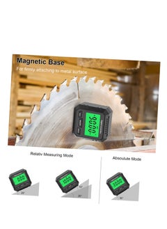 Generic Protractor Level Digital Inclinometer, Digital Level Protractor Inclinometer, Construction Protractors Magnetic Angle Finder Bevel Gauge Angle Gauge Liquid Crystal Plastic, Built-in Magnet  - Image 3