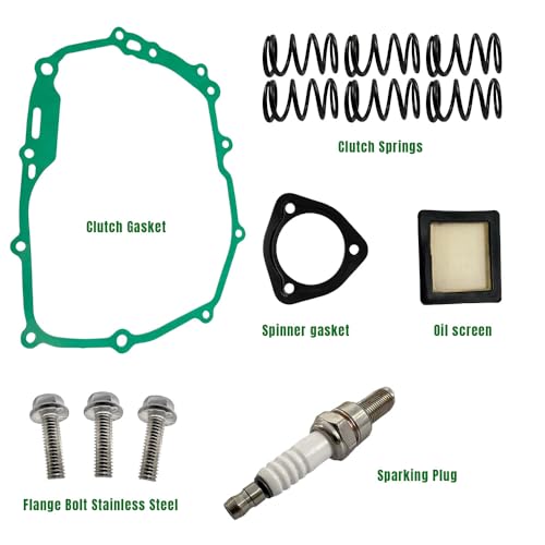 WEICHENGXIN Clutch Kit Heavy Duty Springs & Cover Gasket Compatible with Honda Grom 125 MSX125 2014-2020 Monkey Z125M Z125MA 2019-2021 - Image 4