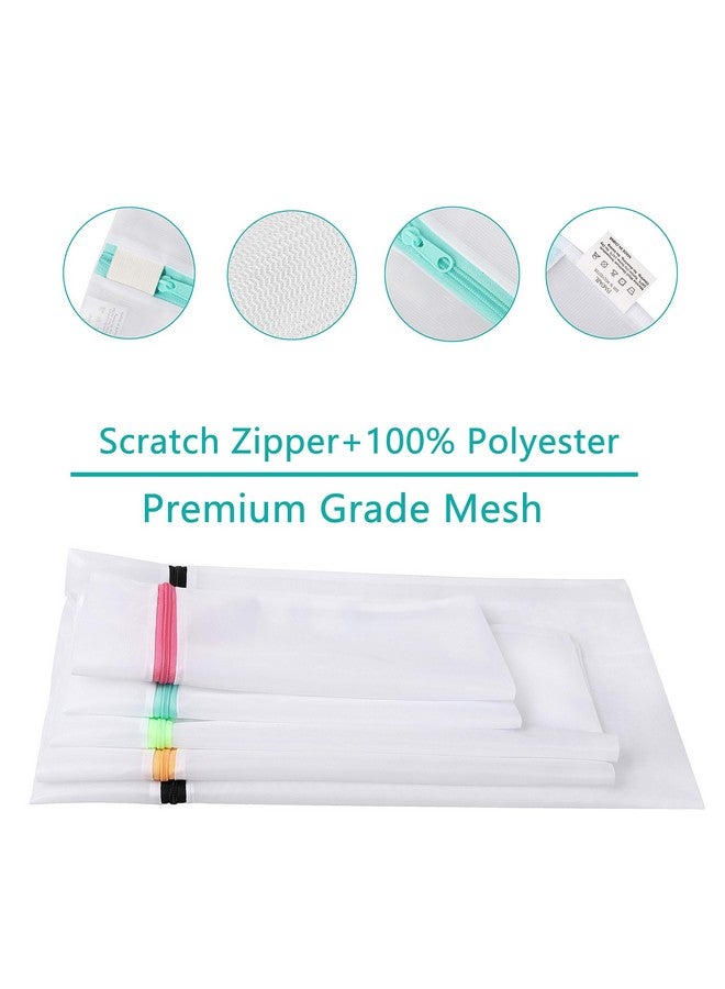BAGAIL Laundry Bags Mesh Wash Bag for Intimates Lingerie and Delicates,7Pcs(1XL,2L,2M,2 Bra Bags) - Image 3