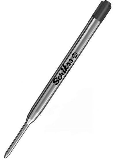 Scrikss Ballpoint Pen Refill Parker Type Giant Refill Metal Black 