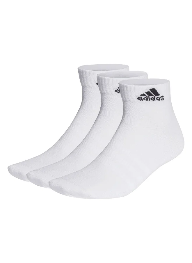 Adidas adidas thin&light sportswear 3 pair pack unisex ankle socks