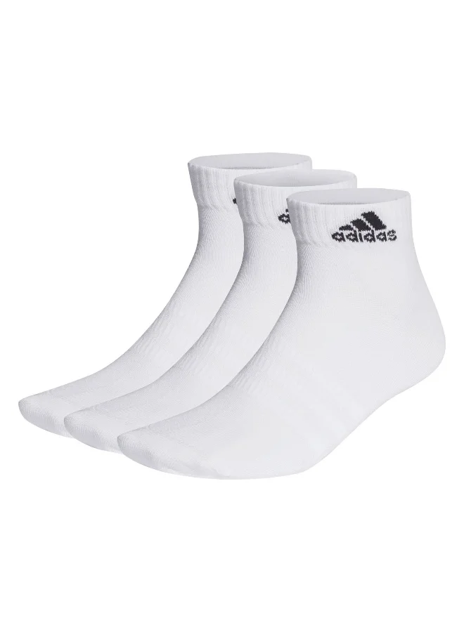 Adidas Adidas T Spw Ank 3P White Training Socks For Unisex 7.5K - 9.5K