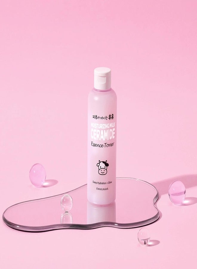 WELCOS Kwailnara Moisturizing Ceramide Toner | Long Lasting Hydrating, Soothing, Nourishing w/Milk Extract, Shea Butter, Royal Jelly | Korean Skin Care | 200ml / 6.76 Fl. oz - Image 3