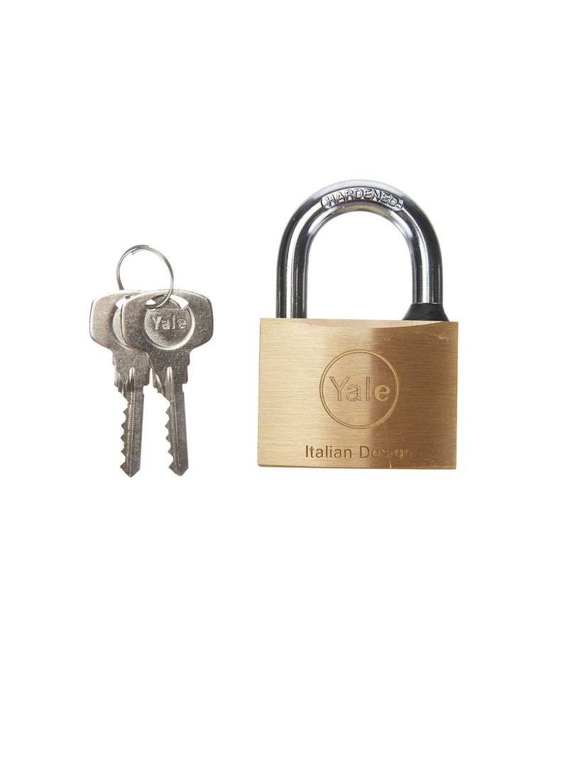 Yale Padlock Brass 60Mm 110 Series, 15-0110-6032-00-0201 Yale  - Image 1