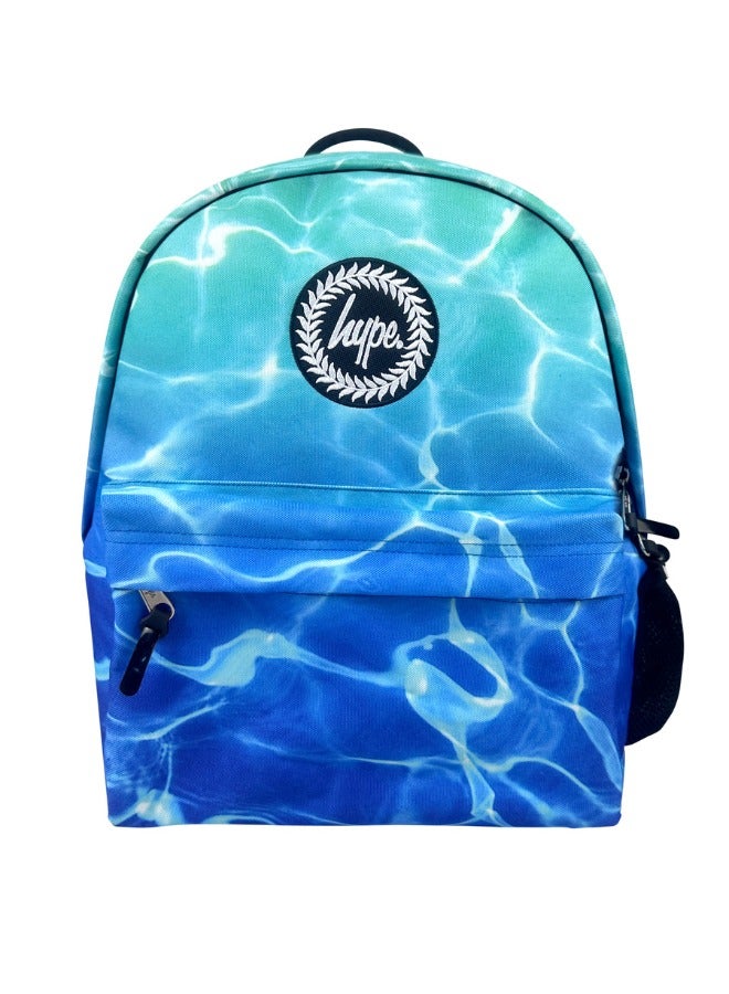 JUST HYPE Iconic Backpack - Blue Pool Fade - Image 1