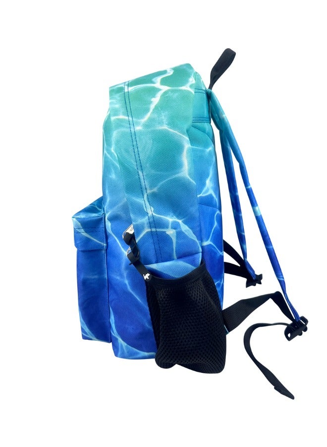 JUST HYPE Iconic Backpack - Blue Pool Fade - Image 3