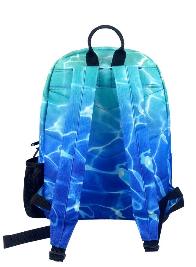JUST HYPE Iconic Backpack - Blue Pool Fade - Image 4
