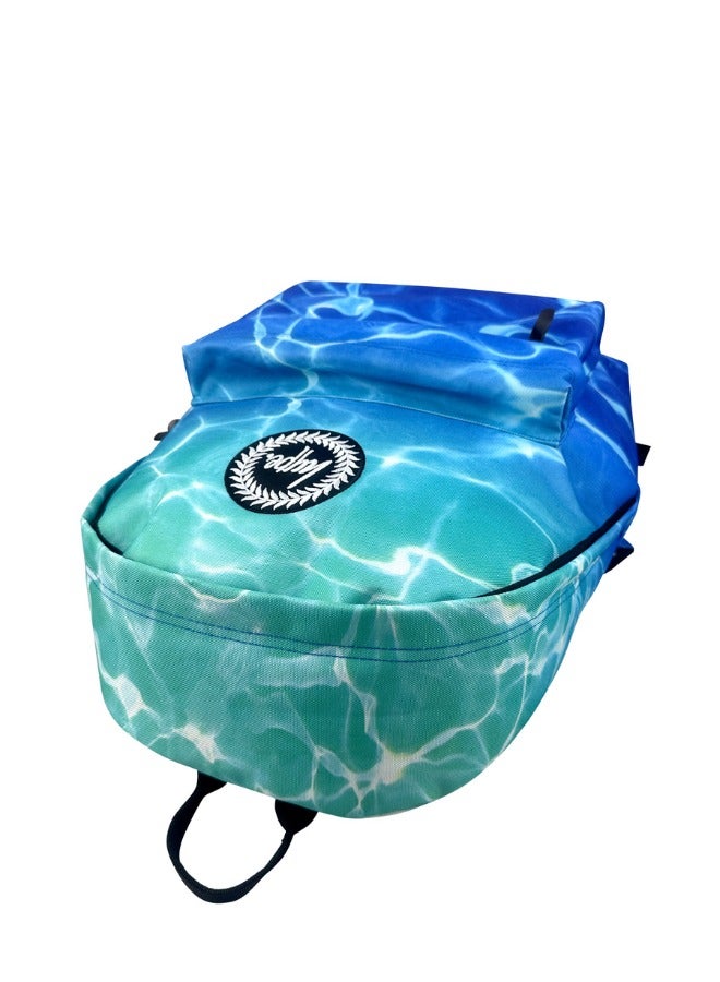 JUST HYPE Iconic Backpack - Blue Pool Fade - Image 5